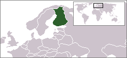 Karte Finnland