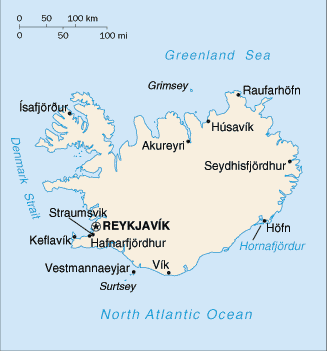 Island Karte